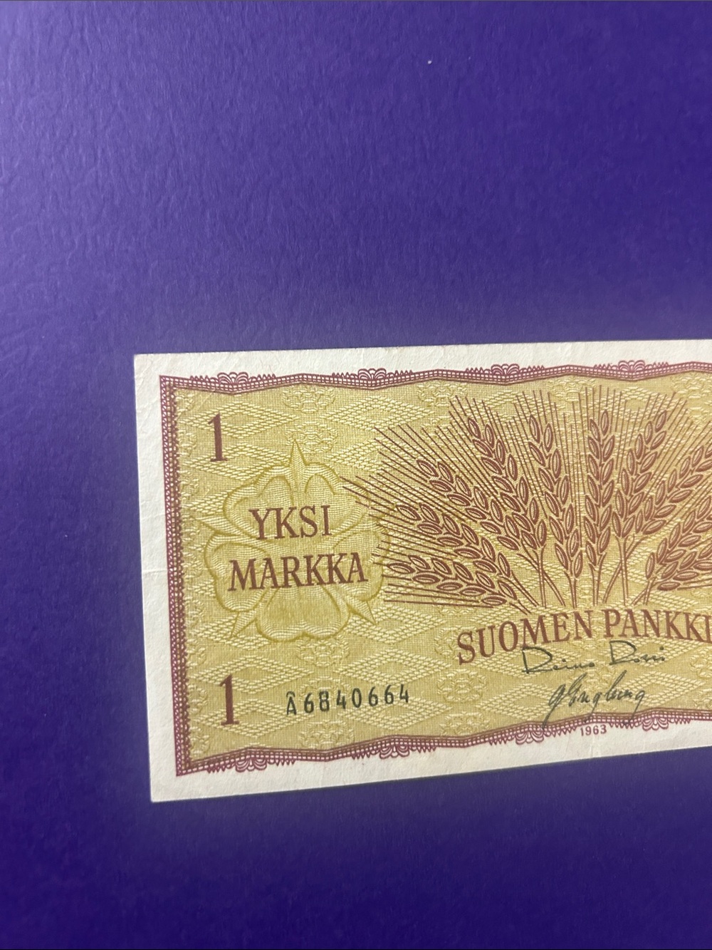 Finland-1 Markka-1963 - Picture 2 of 6